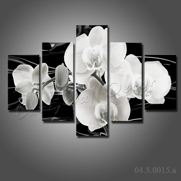 Pas De Cadre En Bois Cadeau Art Toile Peinture Noir Et Blanc