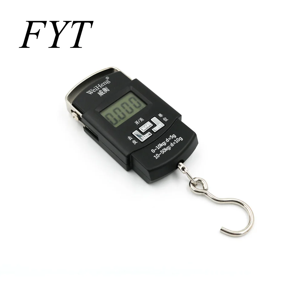 

Portable Spring Scale LCD Portable Scales WeigHeng 50kg Mini Largest Fishing Scale Division Value 0.005kg Fishing Tackle Boxes