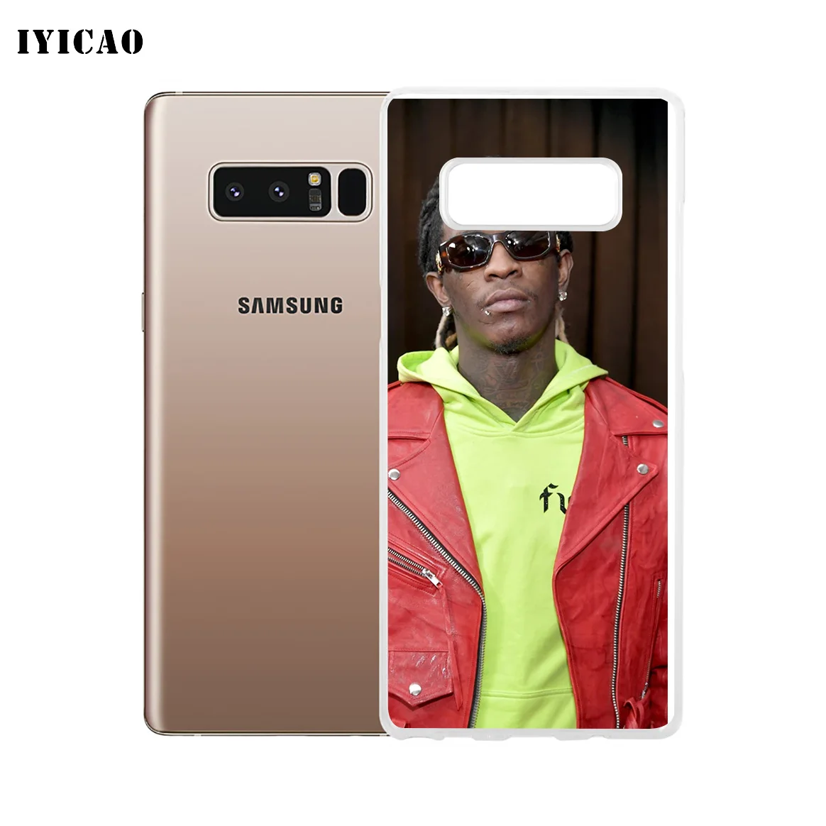 IYICAO Young Thug Рэппер Мягкий силиконовый чехол для телефона Samsung A5 A6 Plus A7 A8 A9 J3 J5 J7 Note 8 9