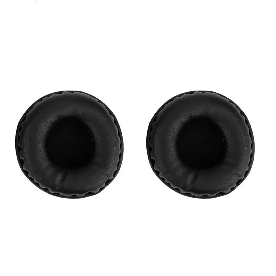 

NEW HOT GIFT 1Pair Protein Leather Replacement Ear Pads 65MM Headphones TOP QUALITY DEC26