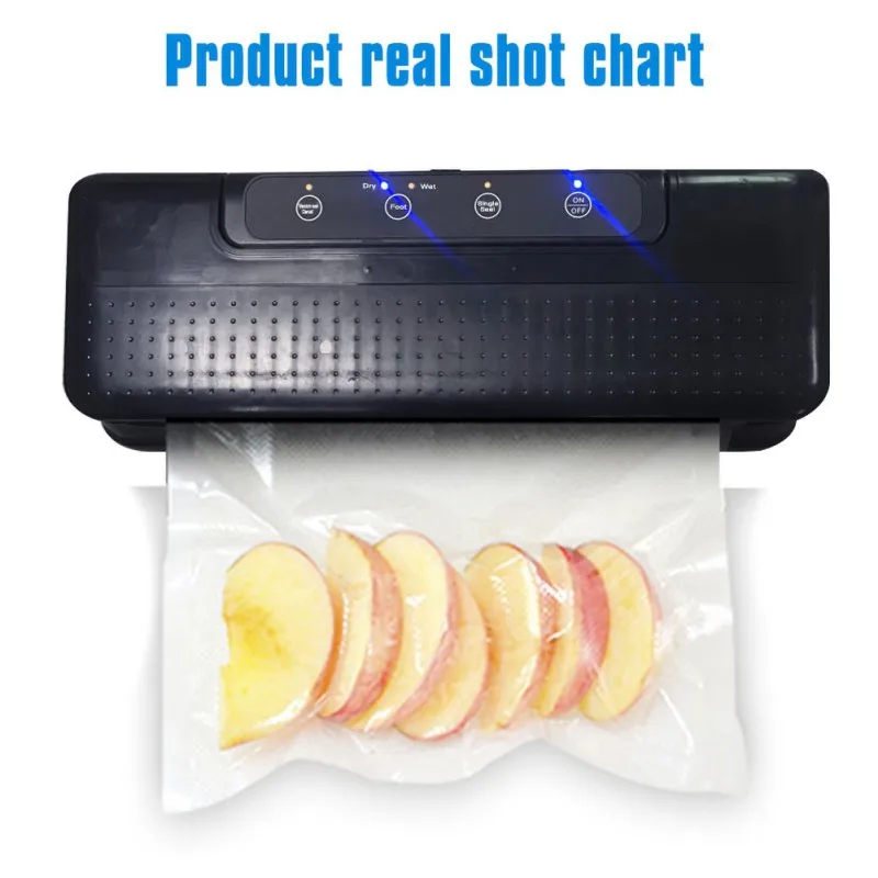 

Electric Vacuum Sealer Packaging Machine For Home Kitchen Use Vacuum Food-sealer Dry-wet Foods Vegetables Sealing Machines