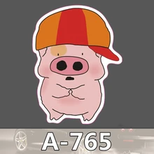 A-765 Mcdull Wasserdichte Kühle DIY Aufkleber Für Laptop Gepäck Skateboard Kühlschrank Auto Graffiti Cartoon Aufkleber