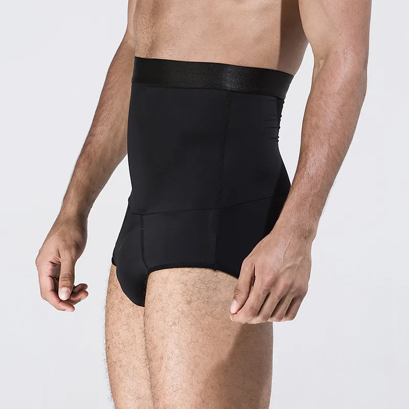 Men Control Boxer Panties Sexy Solid Firm Slim High Waist Trainer Bodysuit Contour Body Shaper Strong Shaping Slim Fit Underwear