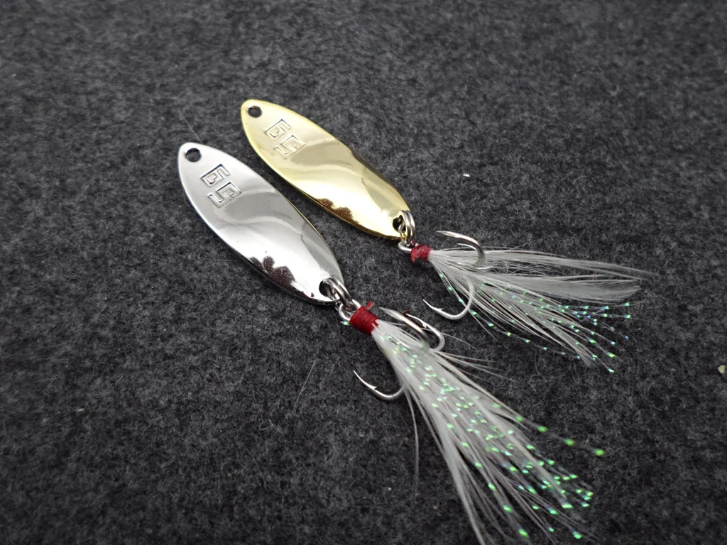 5g 7g 10g 15g Spoon Lure Metal Fishing Lure 2 colors Bass Hard Baits Pesca Peche Fishing Tackle Wobblers