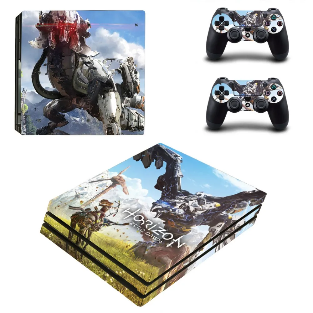 Horizon Zero Dawn PS4 Pro стикер кожи для playstation 4 Pro консоль и контроллеры виниловая наклейка поверхность игры Наклейка s