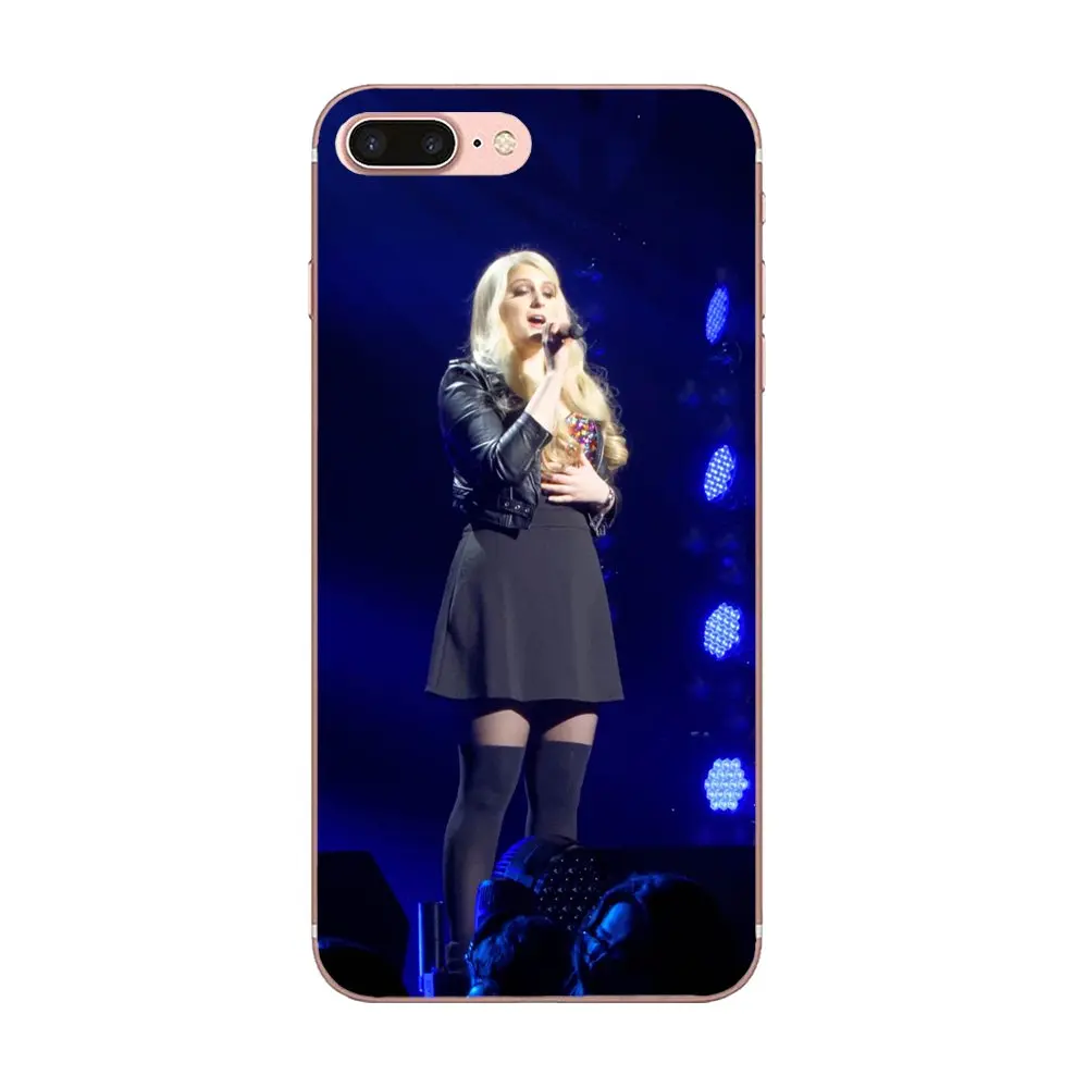 Meghan Trainor для Moto G G2 G3 G4 G5 G6 G7 HTC 530 626 628 630 816 820 One A9 M7 M8 M9 M10 E9 U11 Мягкий защитный чехол из