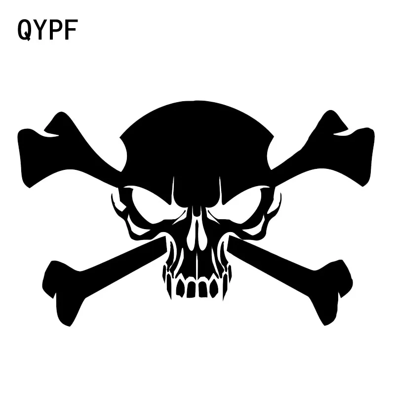 QYPF 16 3*10 3 см Самое крутое украшение черепа автомобильная наклейка виниловые