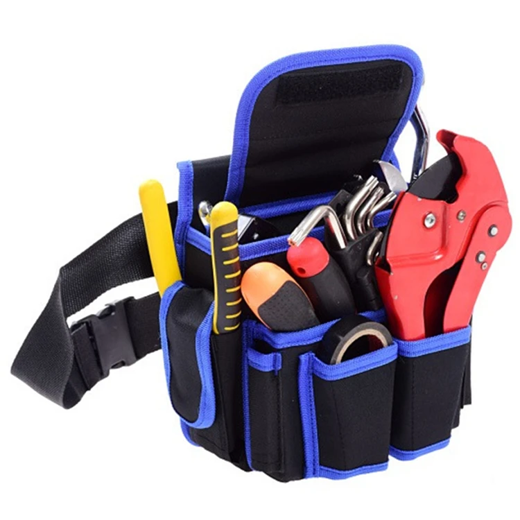 power tool bag Electrical Tool Bags Thickening Oxford Canvas Toolkit Hardware Waist Waterproof Multi-pocket Rivet Fixed Package Storage Bag roller cabinet