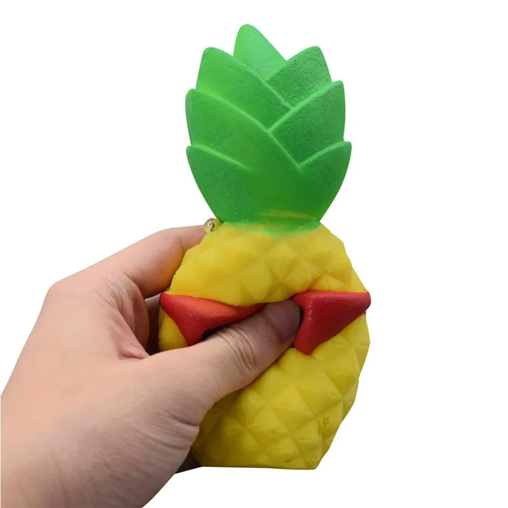 1 шт Прохладный ананас ремни Рост булочка для сжимания игрушки Подвески мягкий хлеб цепи мини ремешки для детей подарок
