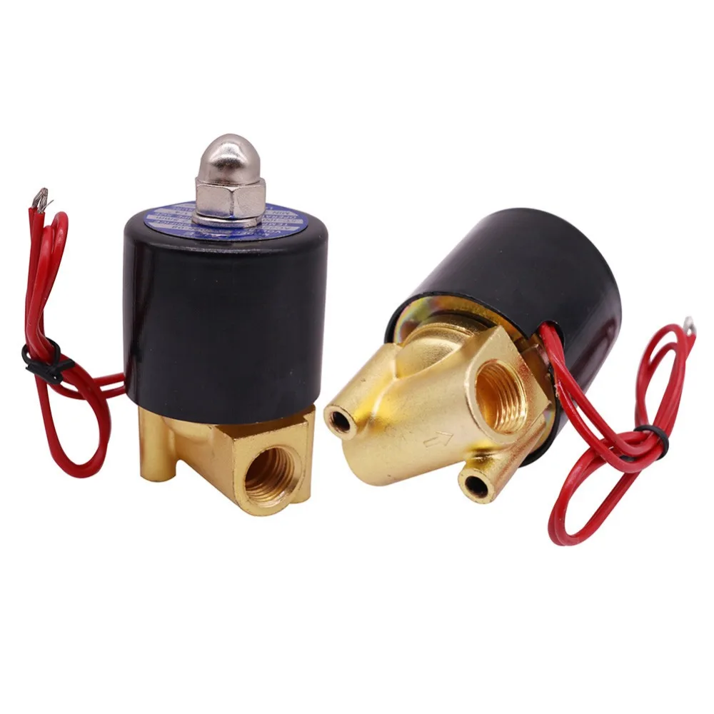1 шт. электромагнитный клапан AC220V/DC24V DN15 1/2 ''Электрический нормальный закрытый