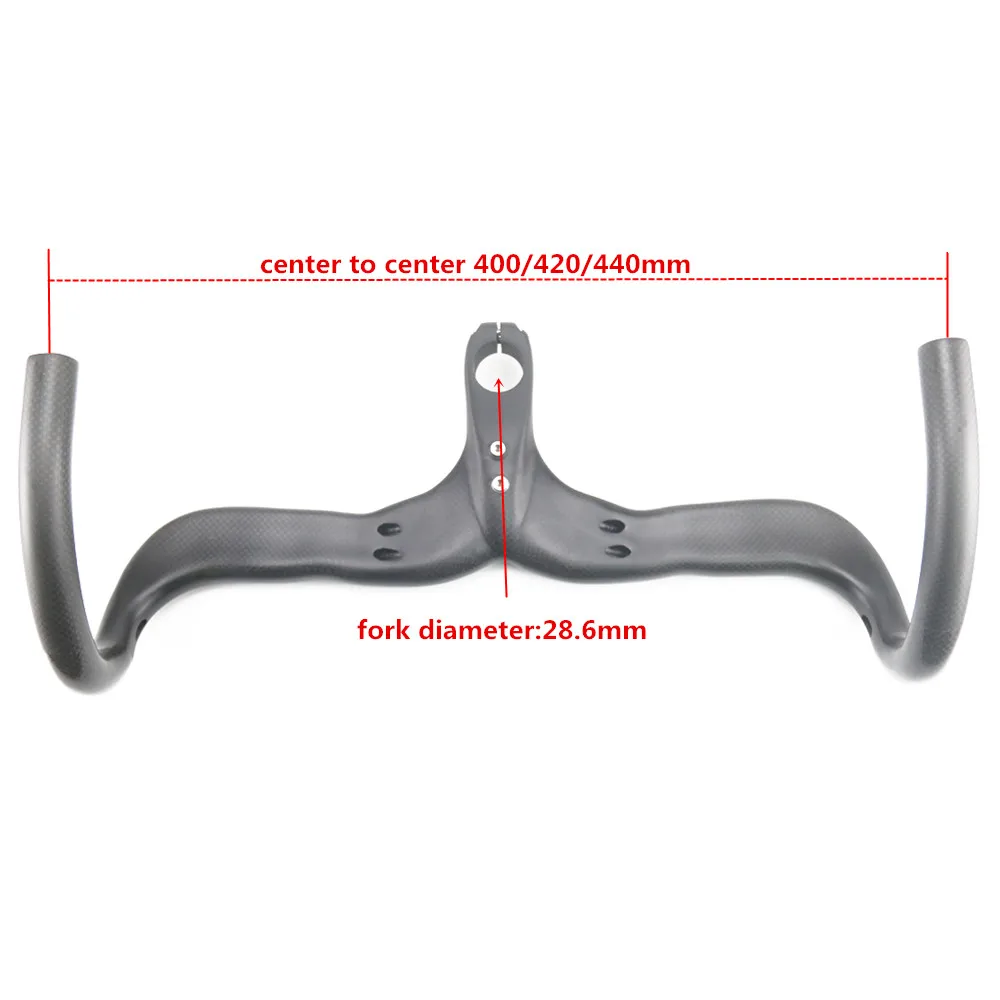 RXL SL Bicycle Handlebar Carbon Road Bike 400420440mm Integrated Handlebar 3K GlossyMatte Carbon Handlebars Road (4)