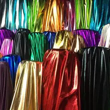 150 см* 50 см Танцы этап блестящий, супер герой, лайкра, спандекс, Бронзированная ткань; специальные свадебные костюмной ткани DIY костюм для сцены, косплея, платье