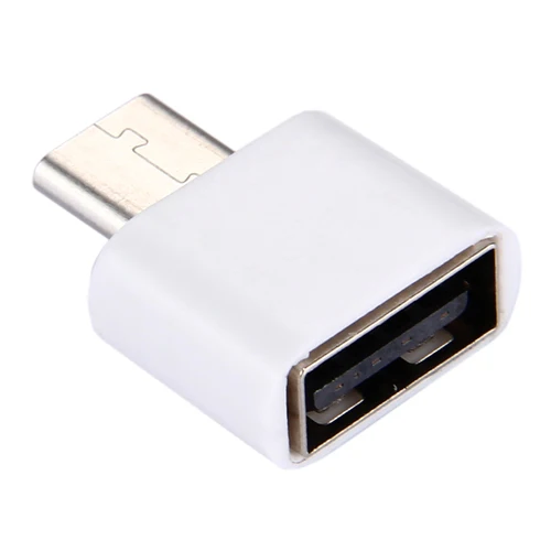 Type-C OTG адаптер USB 2,0 мама к type C OTG дата-адаптер для зарядки - Цвет: White