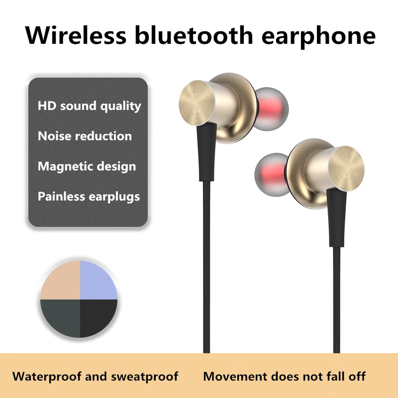 

Bluetooth earphone BT-32 Wireless headset Sports neck-mounted stereo running HD call suitable for Apple Android phone