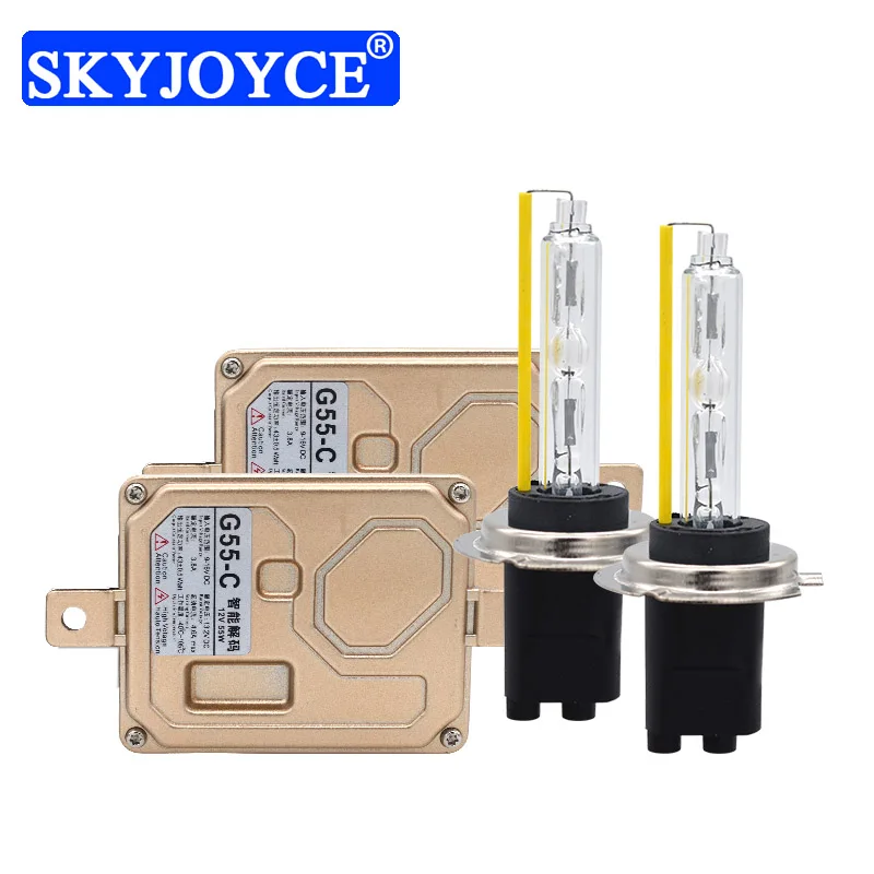 SKYJOYCE 12V 55W D2H 9012 Canbus HID XenonKit G55-C EMC Ballast 5500K Fast Bright H1 H7 H11 9005 XenonBulbkit | Автомобили и