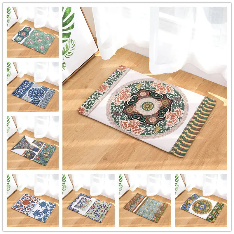 Этнический стиль напечатанные ковры и ковры для дома гостиная/спальня декоративный ковер ванная комната Ресторан Кухня нескользящий коврик