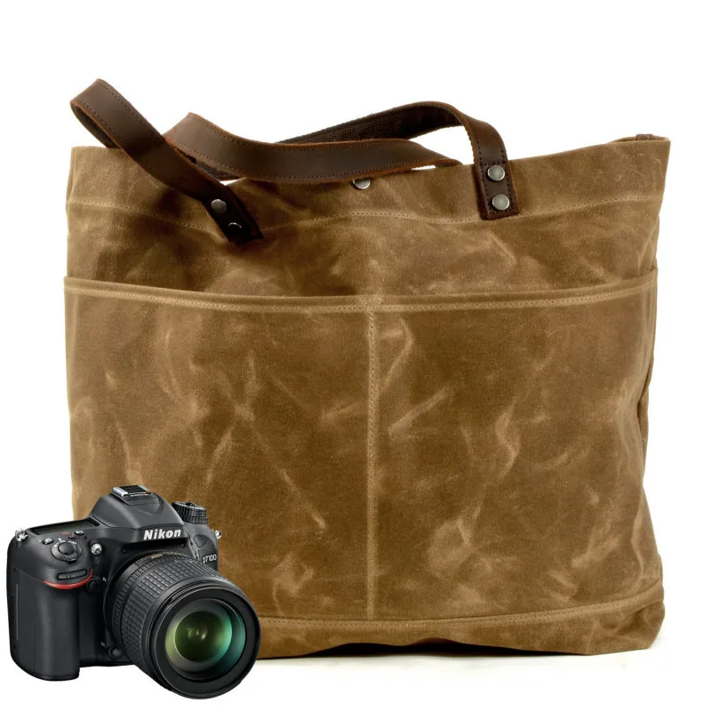 

Camera Bag Universal SLR Shoulder Camera Bag Large Capacity Feshion Tote Bag Photography Portable Professional Camera Bag