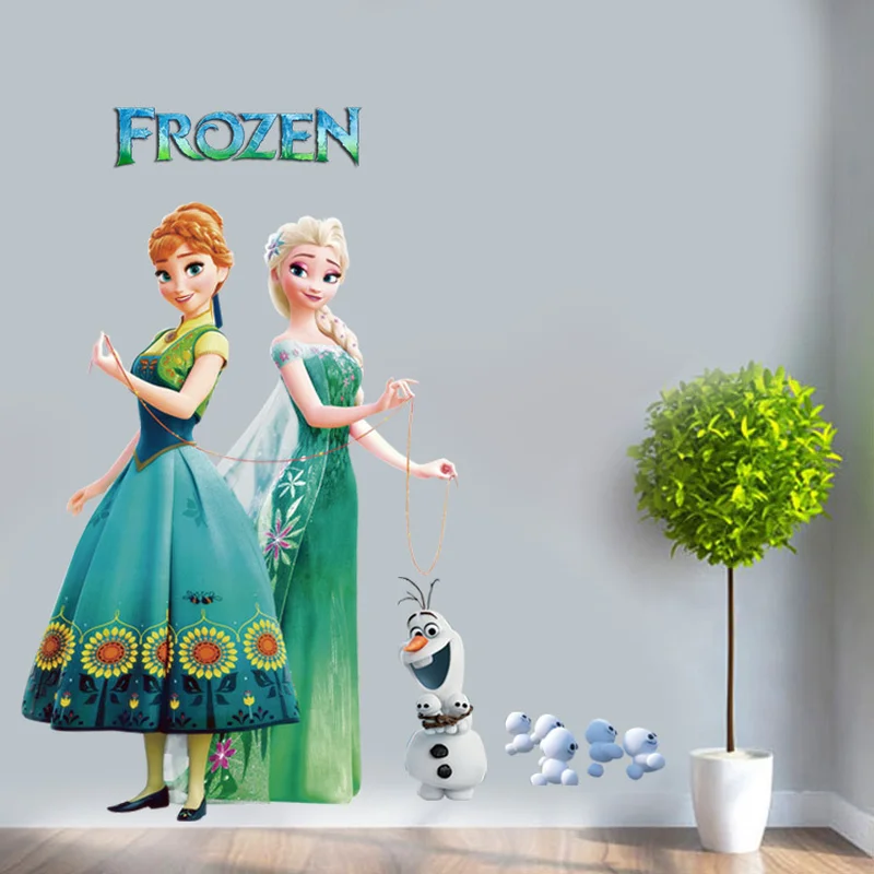Disney Kids DIY Aisha sticker frozen Puzzle Children's room decoration kindergarten sticker cartoon pegatinas autocollant enfant Disney Kids DIY Aisha sticker frozen Puzzle Children's room decoration kindergarten sticker cartoon pegatinas autocollant enfant