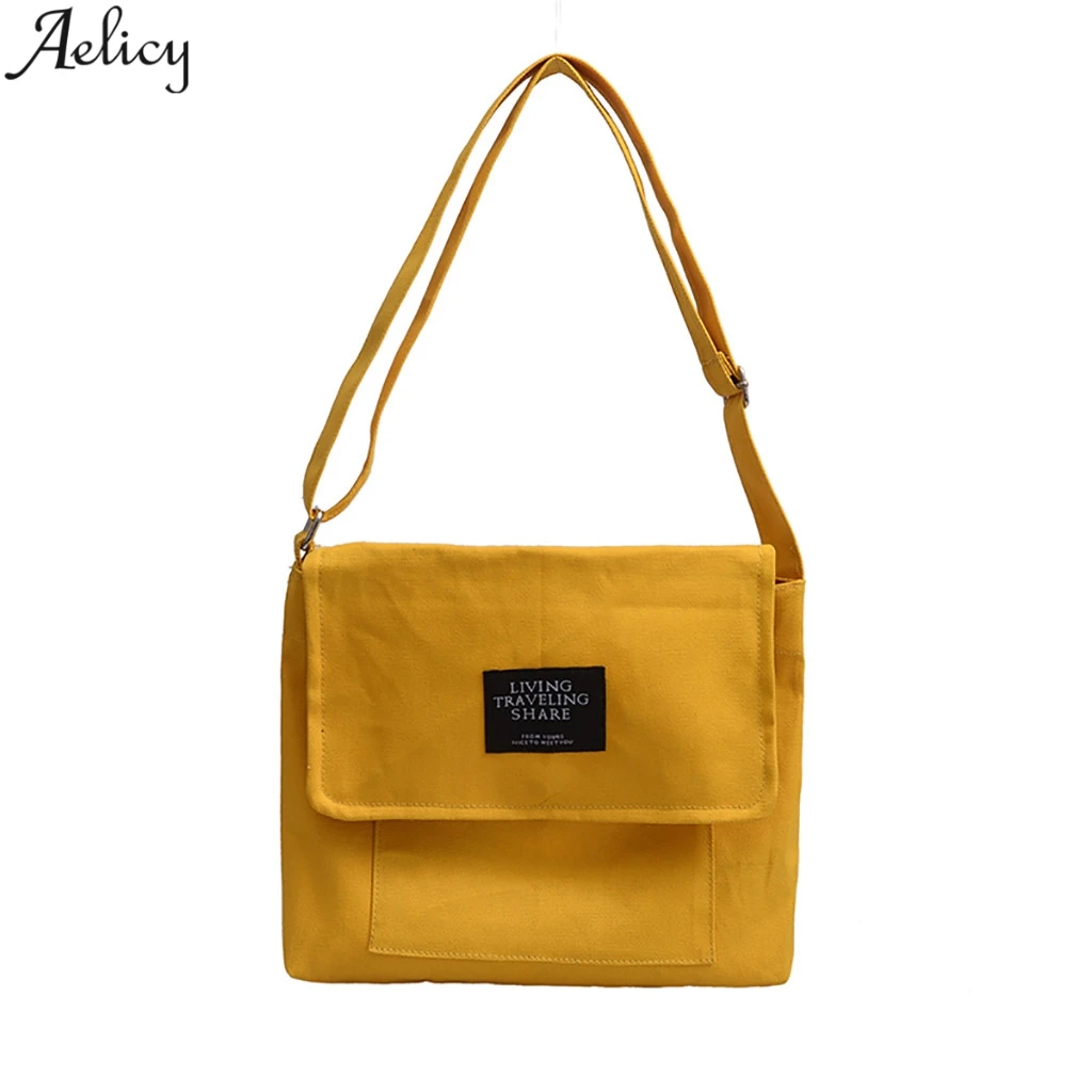 

Aelicy Women's Bag Large Ladies Canvas Shoulder Bags Shopping Bag Tote Crossbody Bags Purses Casual Handbag For Women NEW