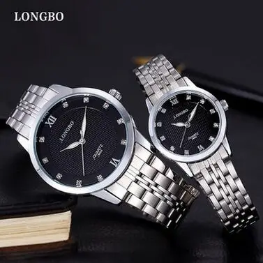 Longbo бренд Femme Marque Роскошные Брендовые Часы женские полностью из нержавеющей