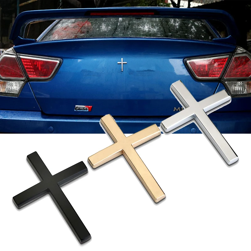 

Car 3D Sticker Cross Christian 3D Sticker for Volvo xc90 s60 xc60 v40 s80 v70 s40 v60 v50 xc70