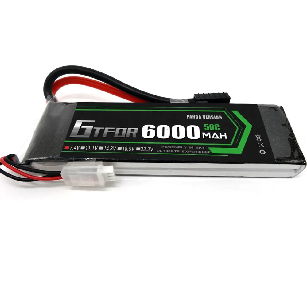 GTFDR 2S 7.4V 6000mAh 50C LiPo