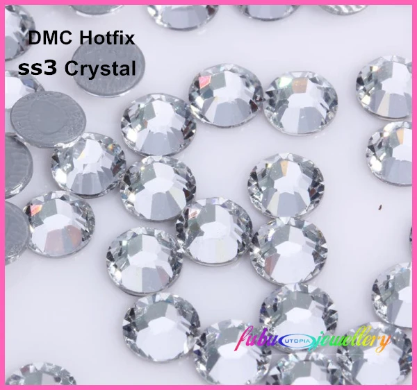 DMC  Rhinestones 1440 pcs          16ss  clear crystal  Hotfix iron-on 