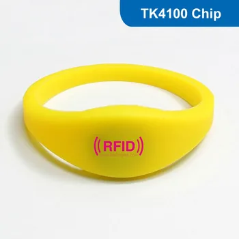 

WB03 Silicone RFID Wristband for Hotel Lock, Silicone RFID Smart Tag RFID Bracelet 125KHZ with TK4100 Chip Free Shipping