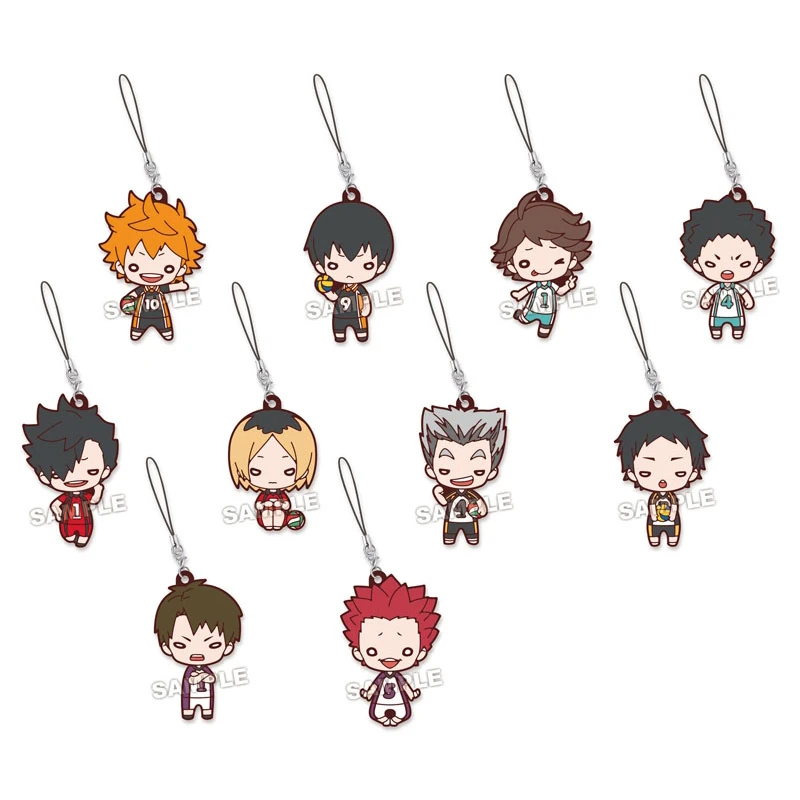 Figuras de Ação e Toy haikyuu! anime hinata kageyama oikawa Tipo de Ítem : Pendant