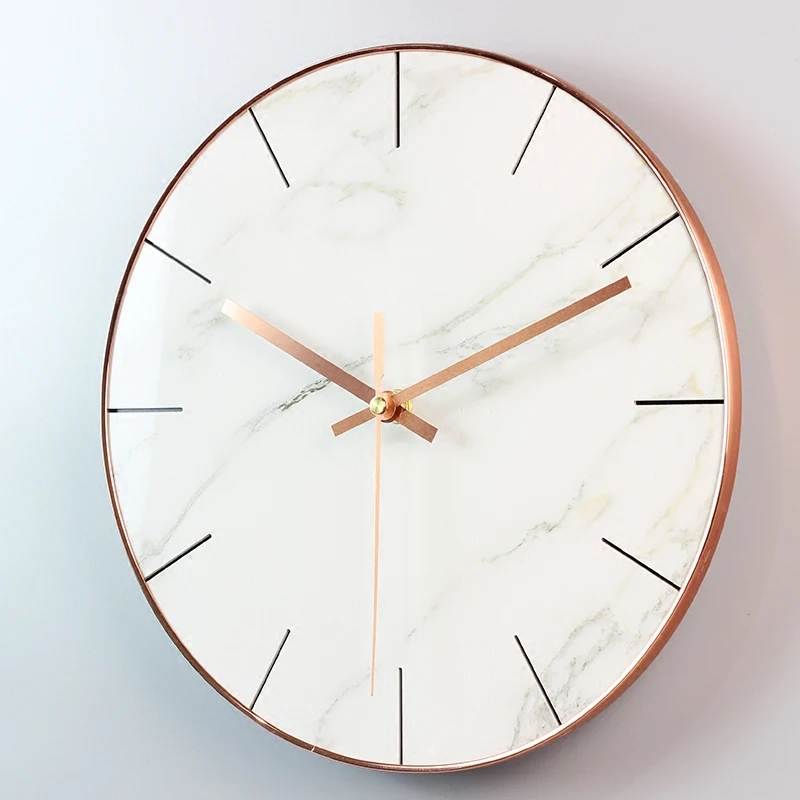 Marble Clock Clock Marble Wall Clock Alarm Clocks Modern Living Room Wall Clock Aliexpress