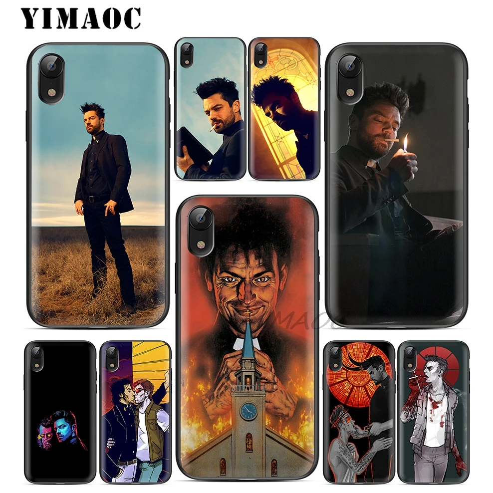 

YIMAOC Preacher TV Shows Soft TPU Black Silicone Case for iPhone X or 10 8 7 6 6S Plus 5 5S SE Xr Xs Max