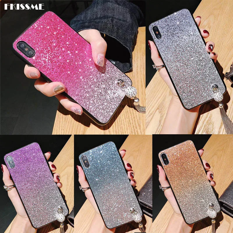 

Bling Diamond Pendant Glitter Cover Phone Case for huawei P20 Lite Mate 20 Pro P10 Plus Honor 10 V9 V10 7X 8X Nova 3 3i 2S Bags