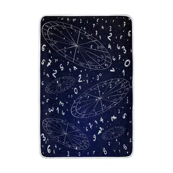 

Universe Galaxy Astrology Number Blanket Soft Warm Cozy Bed Couch Lightweight Polyester Microfiber Blanket