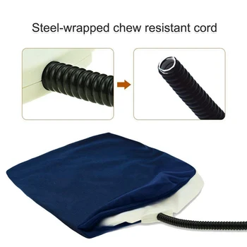 

Dog Self Heating Pad Pet Warming Cushion Bed for Medium Large Dogs Mat Cats Reflects Pets Own Thermal with Zipper Washable Mats