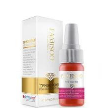 Famisoo натуральное растение тату микроблейдинг чернила пигмент Перманентный макияж бутылка Чернила для татуировок Pigmento для боди-арт тату машина