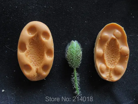 

Silicone mould / Small poppy bud/ Sugarcraft Cake Decorating fondant silicone mold Handmade plants