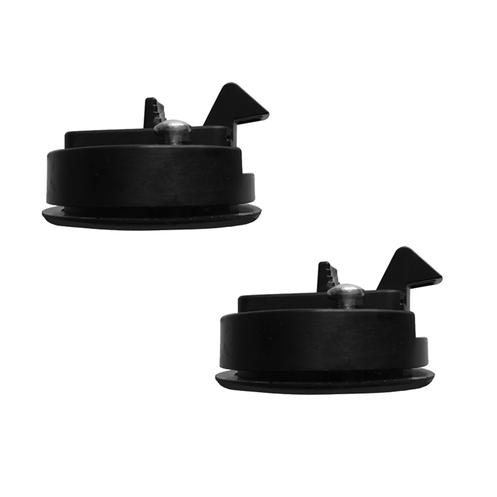 2 Pieces Black 2' Flush Pull Slam Latch for Marine Boat Hatch 1/4' Door Lock