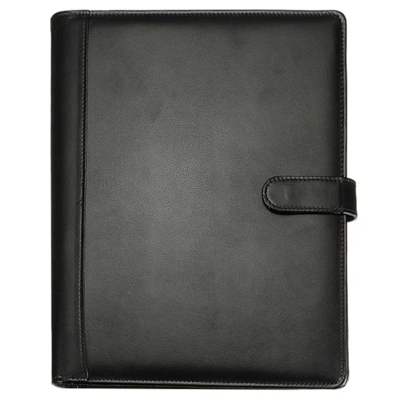 Черный A4 Исполнительный Конференц-Папка-портфель из искусственной кожи Документ Организатор