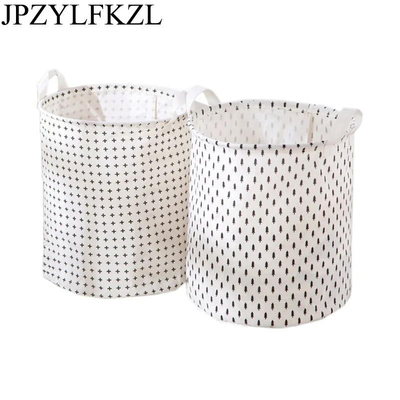 

1pc Foldable Large Dirty Clothes Basket Waterproof Linen Clothes Storage Basket Laundry Basket Toys Debris Storage Barrels