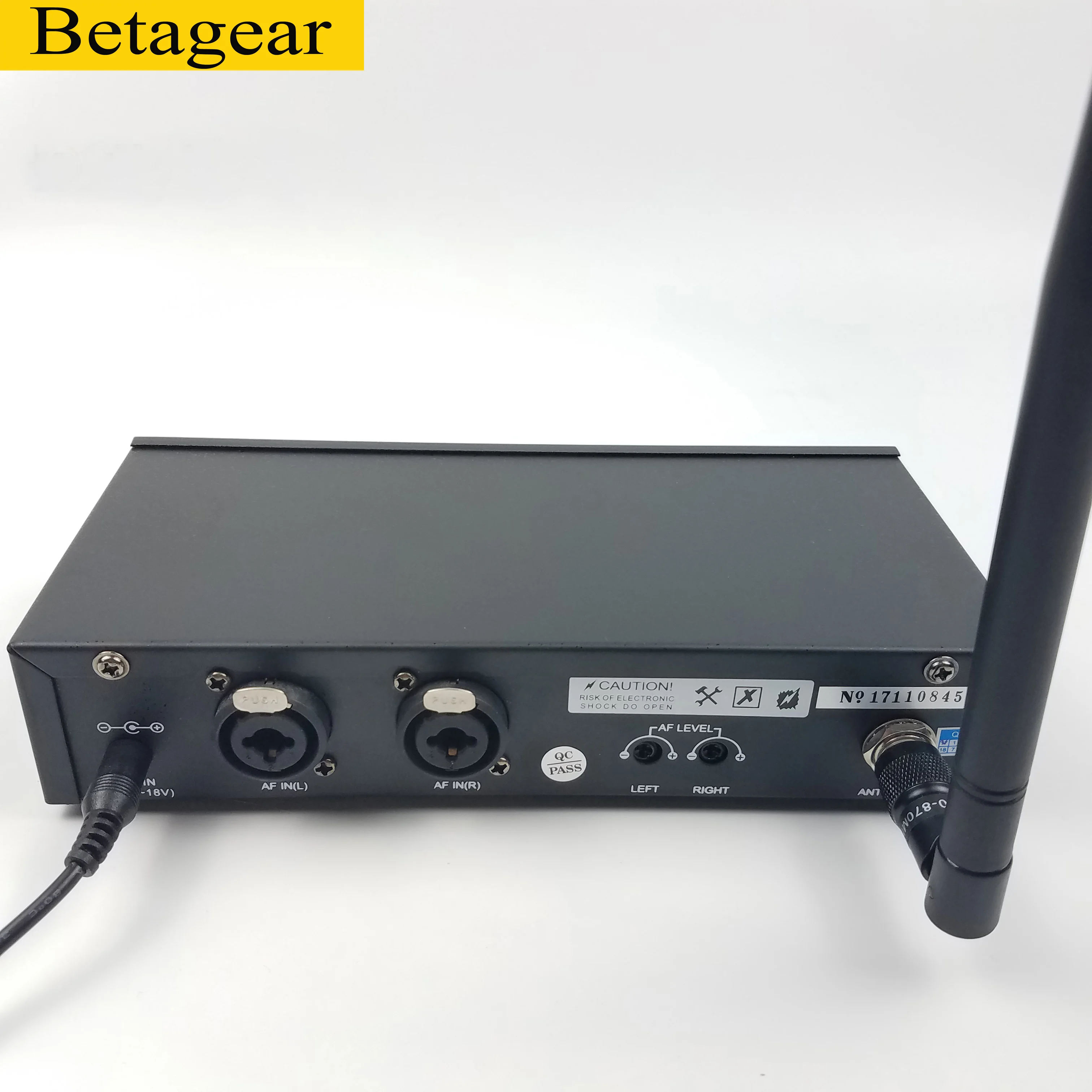 Betagear mono in ear monitor wireless system BK500