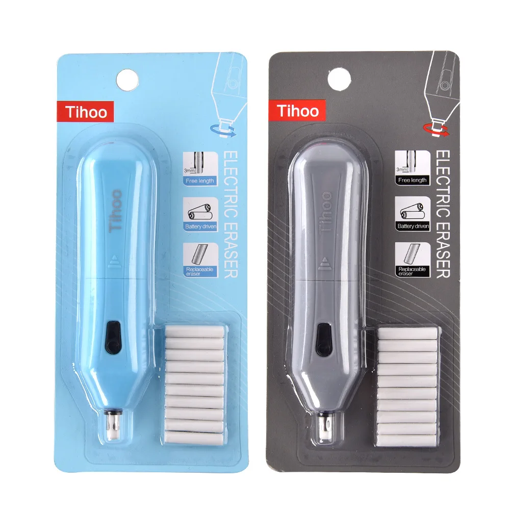 

Electronic Rubber Cute Kawaii Electric Erasers for Kids Mechanical Mini Kneaded Pencil Eraser Stationery School Office Supplies