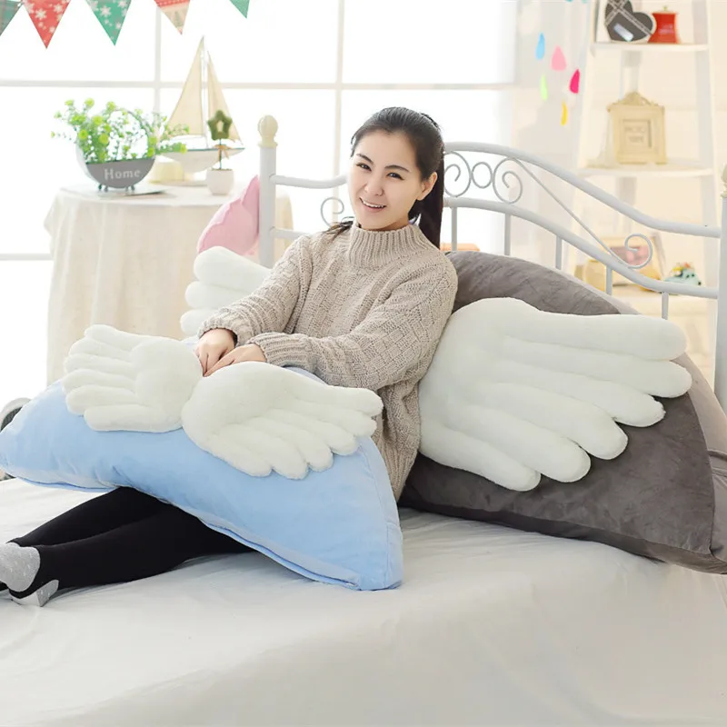 

Miaoowa 1pc 90cm Kawaii Wing Shape Plush Pillow Stuffed Cartoon Bed Pillows Back Cushion Cute Kids Plush Toys Doll Birthday Gift