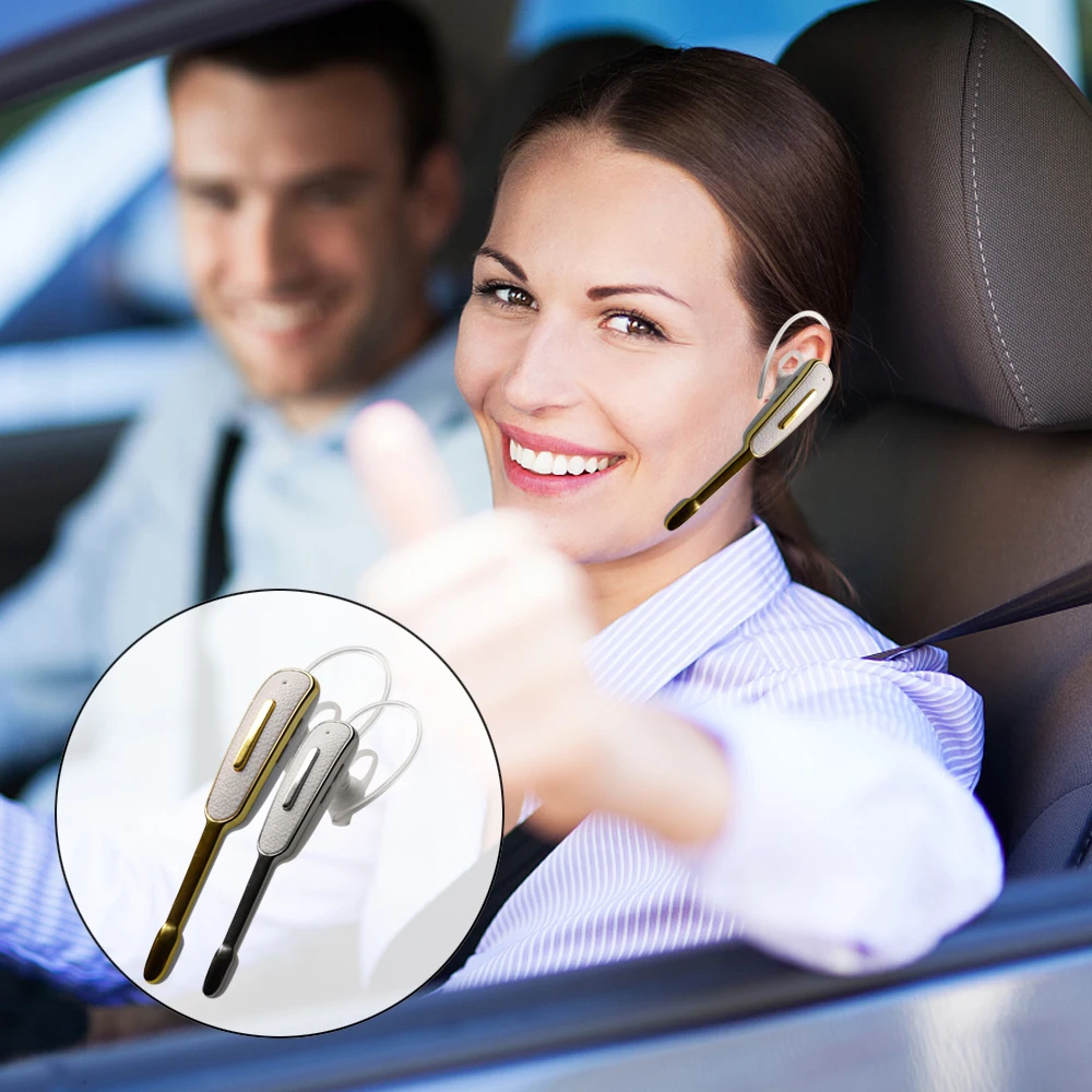 

Handsfree Wireless Earphone Bluetooth Business Sport Driving Headset HiFi Stereo Music Earbud With Microphone For All Smartphone