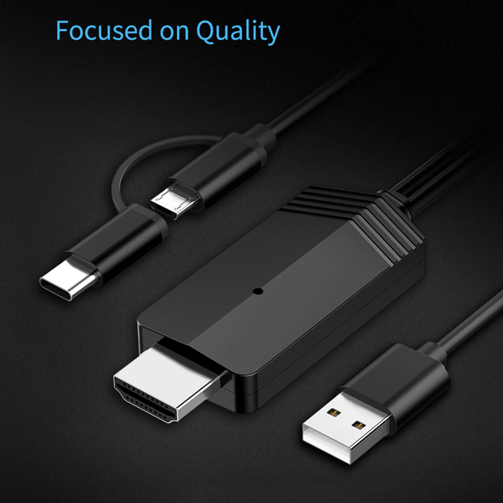 Mira экран LD24 ТВ антенна Micro usb Тип C кабель Plug Play зеркальный экран HD адаптер для телефона android