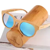 BOBOนกชายหรือหญิงแว่นตากันแดดโพลารอยด์ไม้แขนไม้ไผ่สุภาพสตรีSun Glassesแว่นตาฤดูร้อนในกล่องไม้