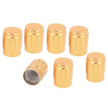 

Gold Tone 13mm x 17mm Rotary Potentiometer Knobs Caps