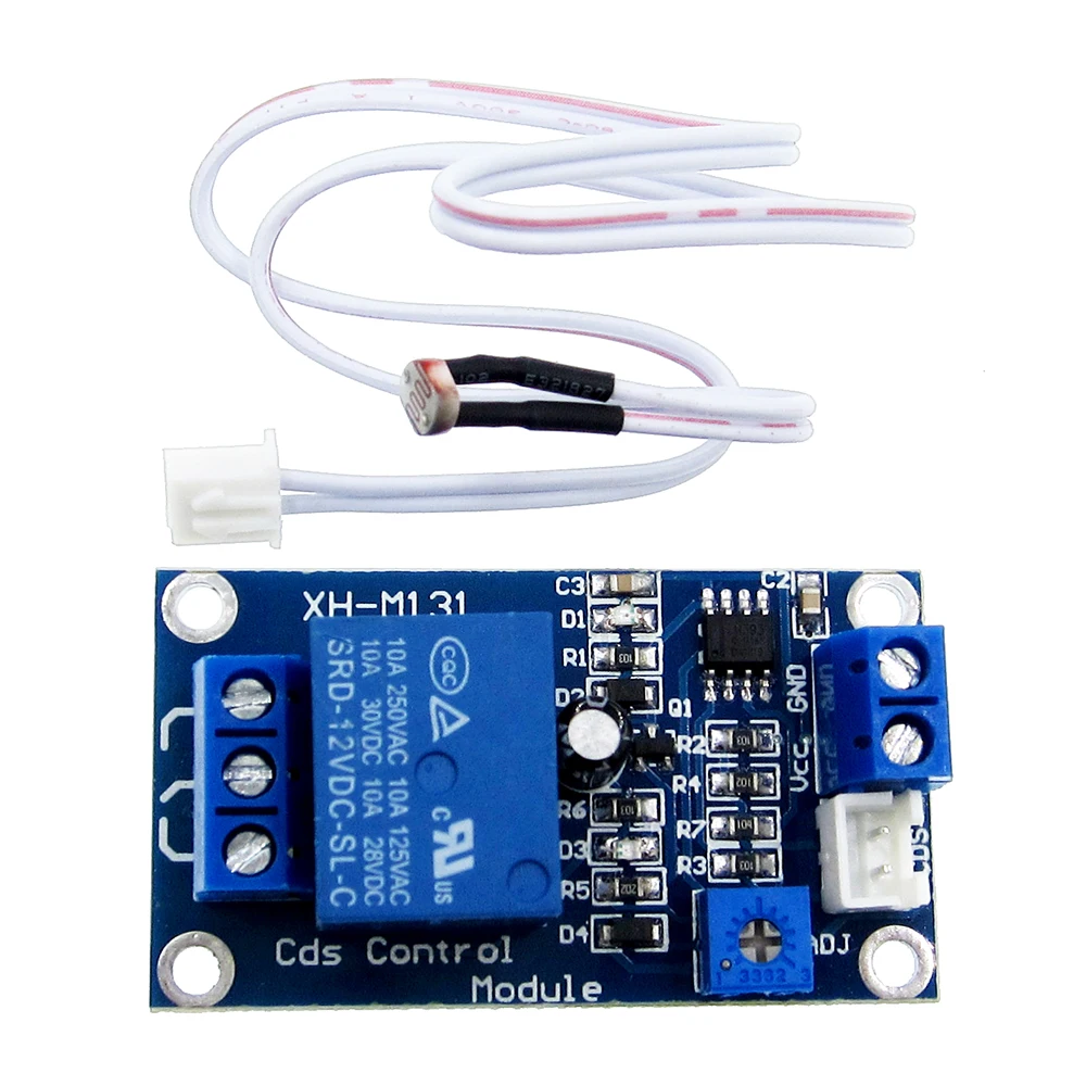 XH M131 DC 5V / 12V переключатель управления освещением реле фоторезистора модуль