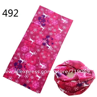 481-500новейший Модный стильный шарф с бесшовным узором для верховой езды тюрбан банданы волшебный шарф Вуаль мульти шарф шарфы - Цвет: 492