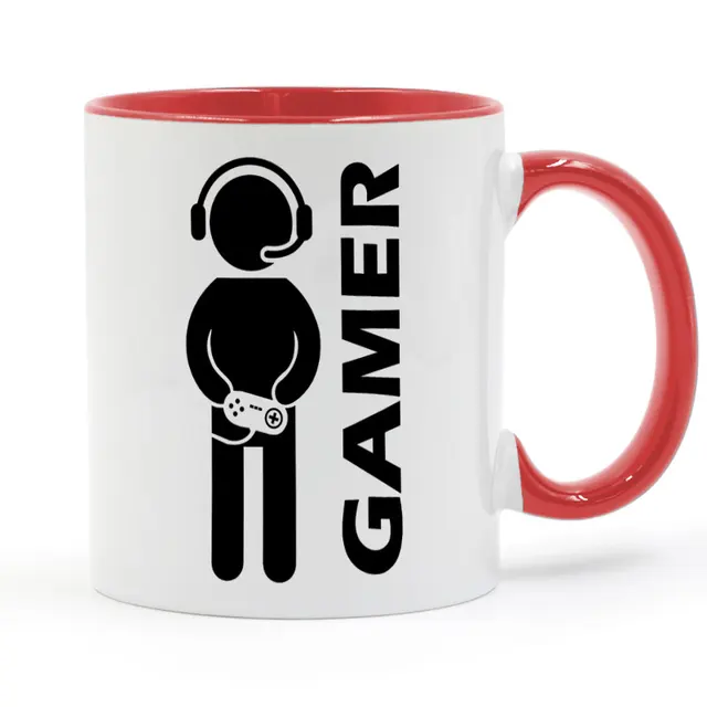 Video Game Gaming Gamer Mug Coffee Milk Ceramic Cup Creative DIY Gifts
