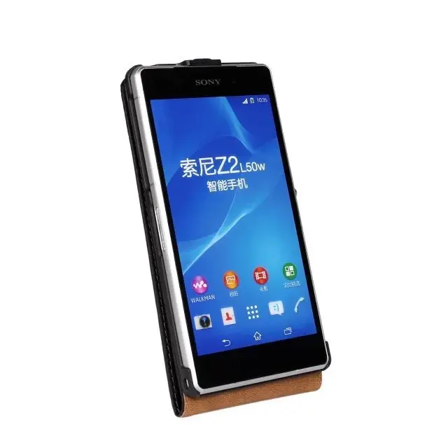 ICover бизнес чехол для Sony Xperia Z1 L39h C6903 Z2 Z3 Чехол Флип Натуральная кожа Coque сумка